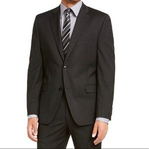 Alfani Slim Fit Pinstripe Blazer - 48L